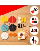 Логически пъзел животни геометрични фигури